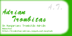 adrian trombitas business card